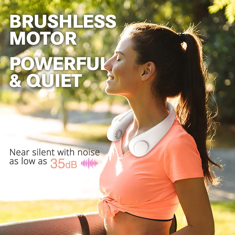Beat the Heat! Powerful Neck Fan (72 Outlets) - Quiet & Long-Lasting (Free Pakistan Delivery)
