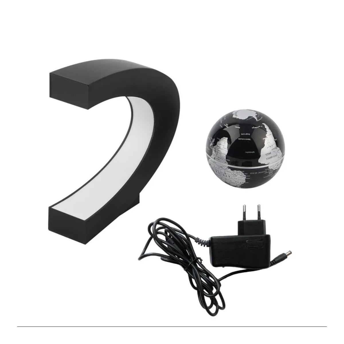 LED Magnetic Floating Globe – Spinning World Map Lamp for Home, Office & Study Decor