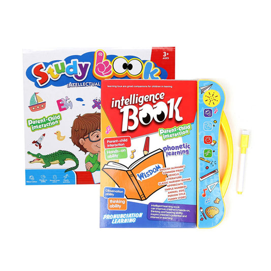 Interactive Kids Intelligence Book – Touch & Learn with Sounds, Music, and Voice