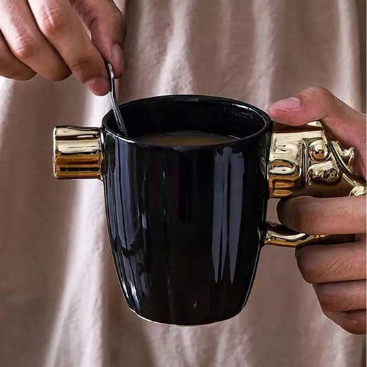 Gun-Shaped Coffee Mug – Bold Ceramic Gift for Coffee Lovers & Collectors