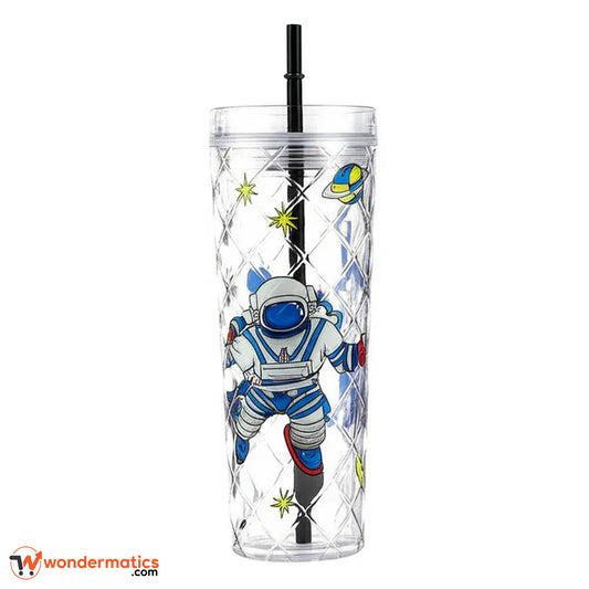 Astronaut sipper cup with dome lid