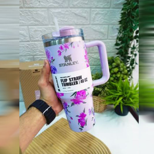 BPA-free Stanley LoveShackFancy Quencher with leakproof insulation