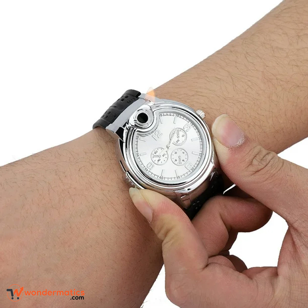 Butane flame watch for everyday use
