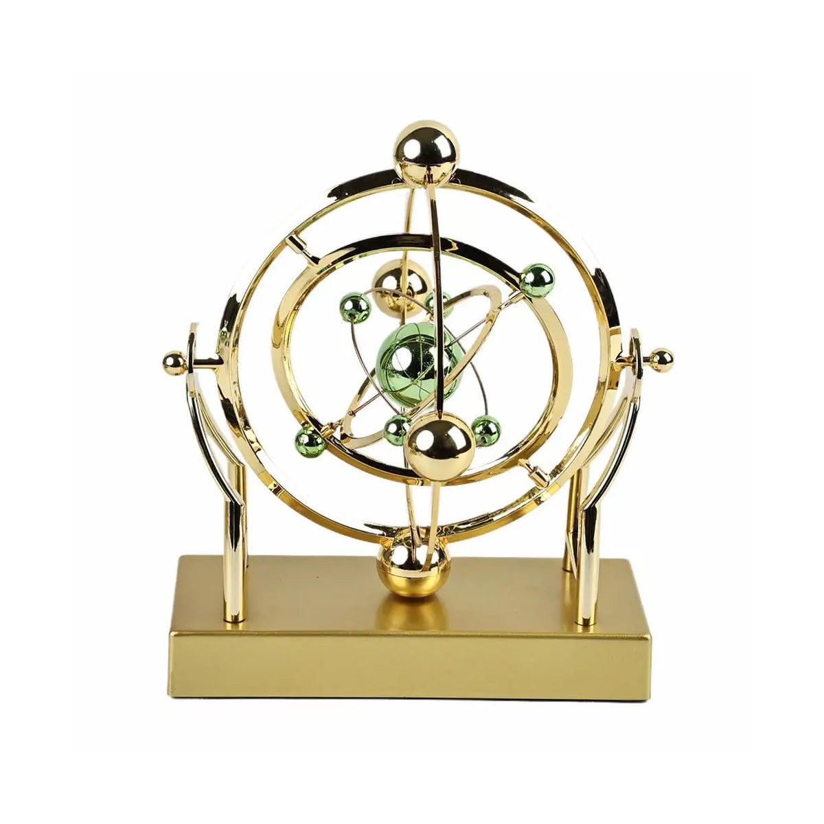 Modern kinetic sculpture showcasing soothing rotation