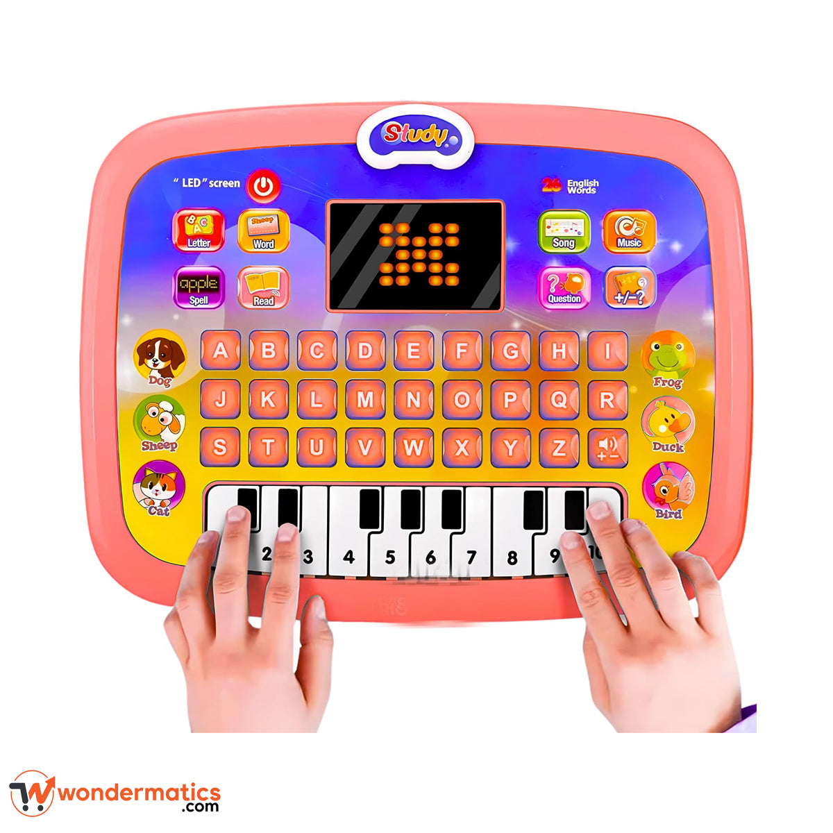Fun learning toy with quizzes and music for kids
