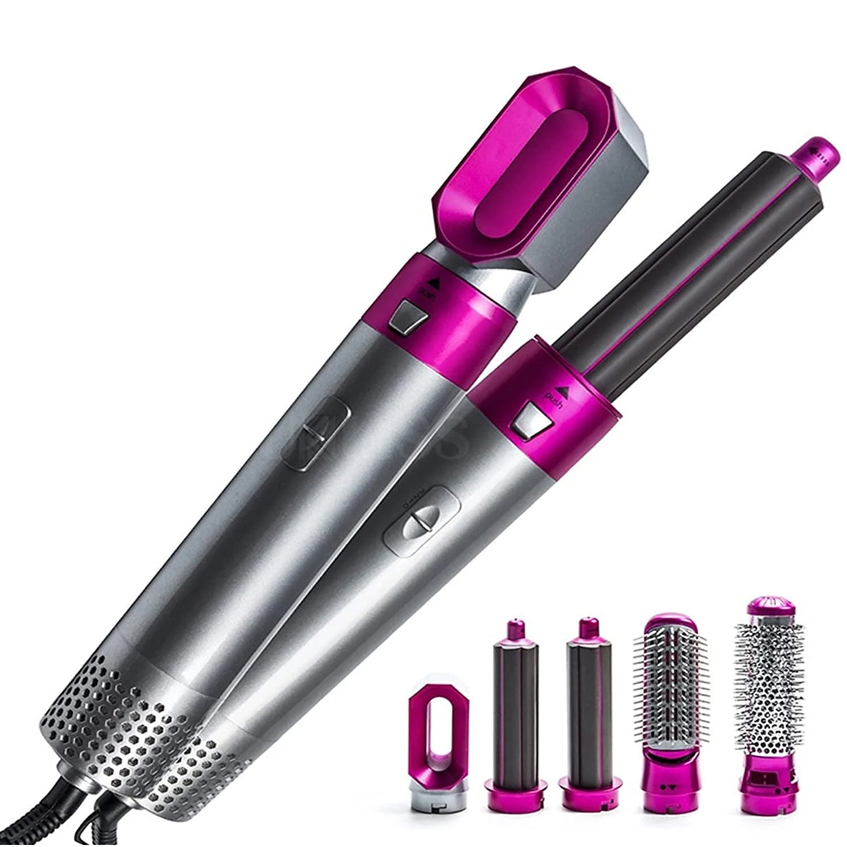 Hot air brush hair dryer attachment for fast drying and frizz control in Pakistan