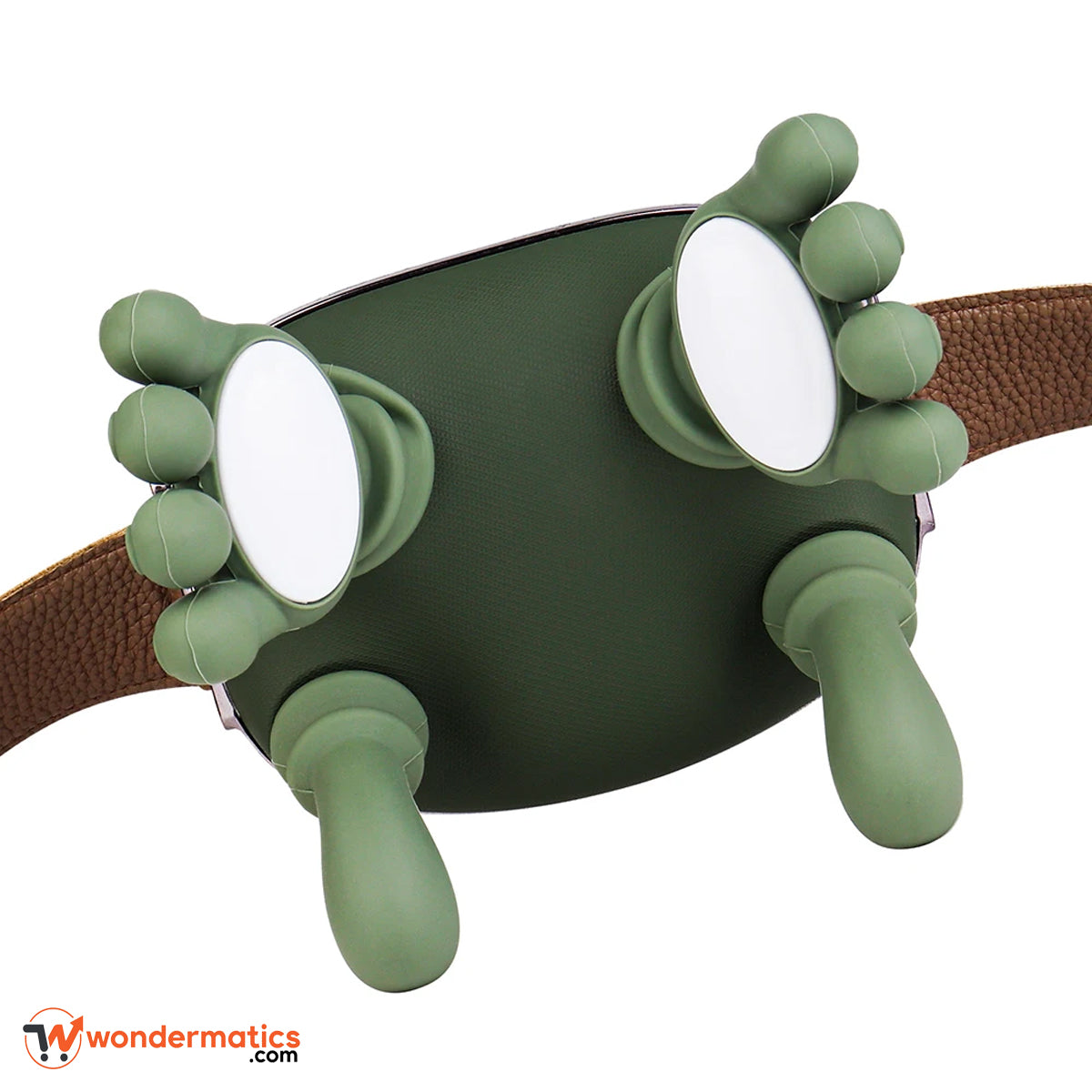 Compact neck and body massager with gentle heat for everyday use