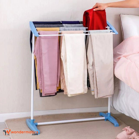 Multipurpose Foldable Laundry Drying Rack – Portable Towel & Garment Stand