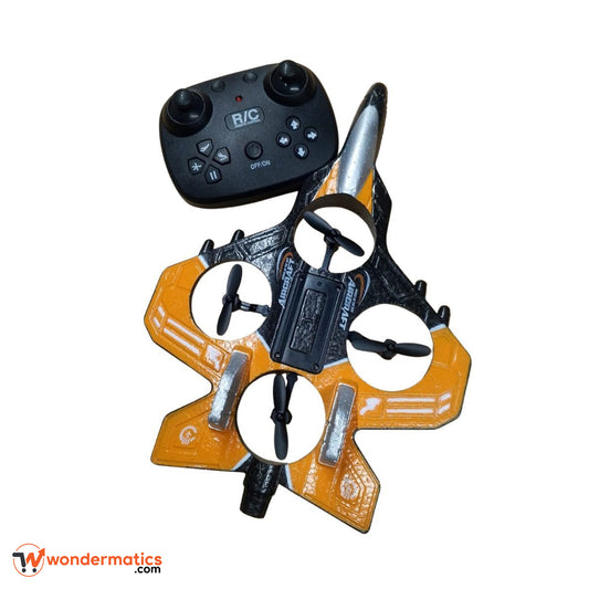 Rechargeable remote control foam airplane with LED lights and gyro