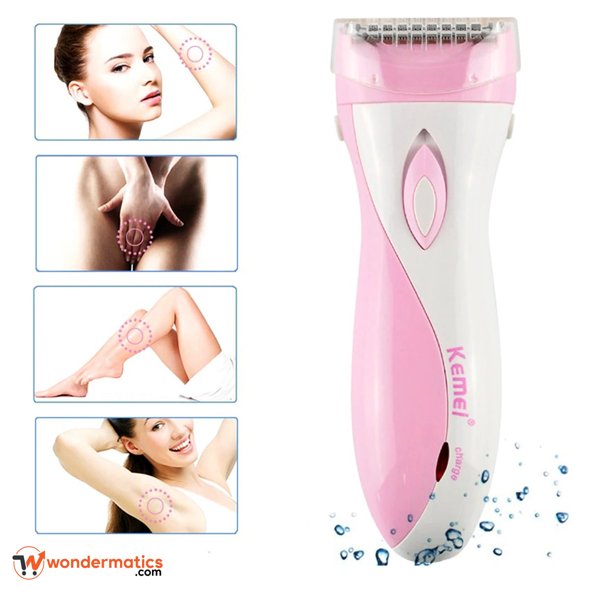 Portable women’s hair remover – rechargeable shaver