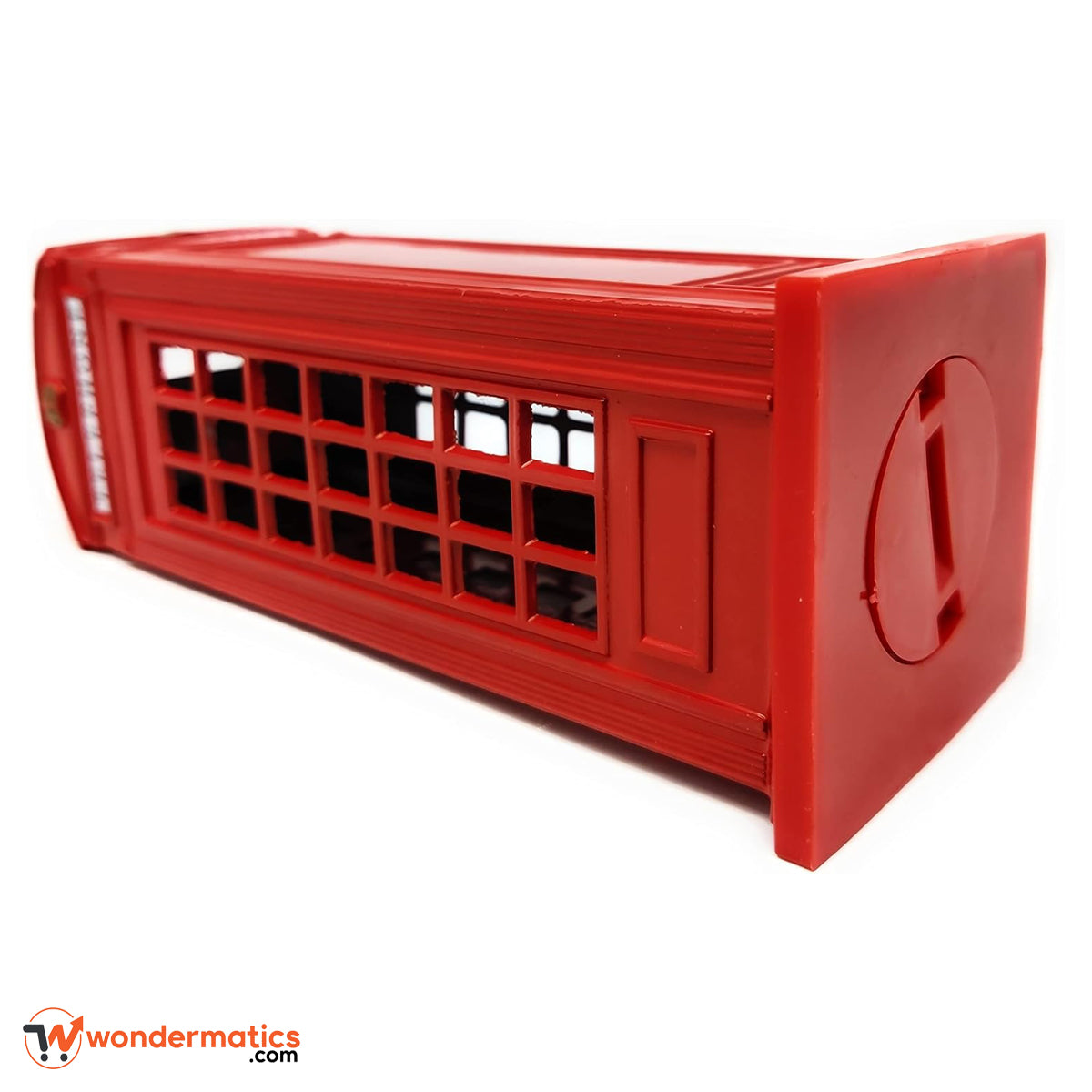 retro london decor red phone booth model display item