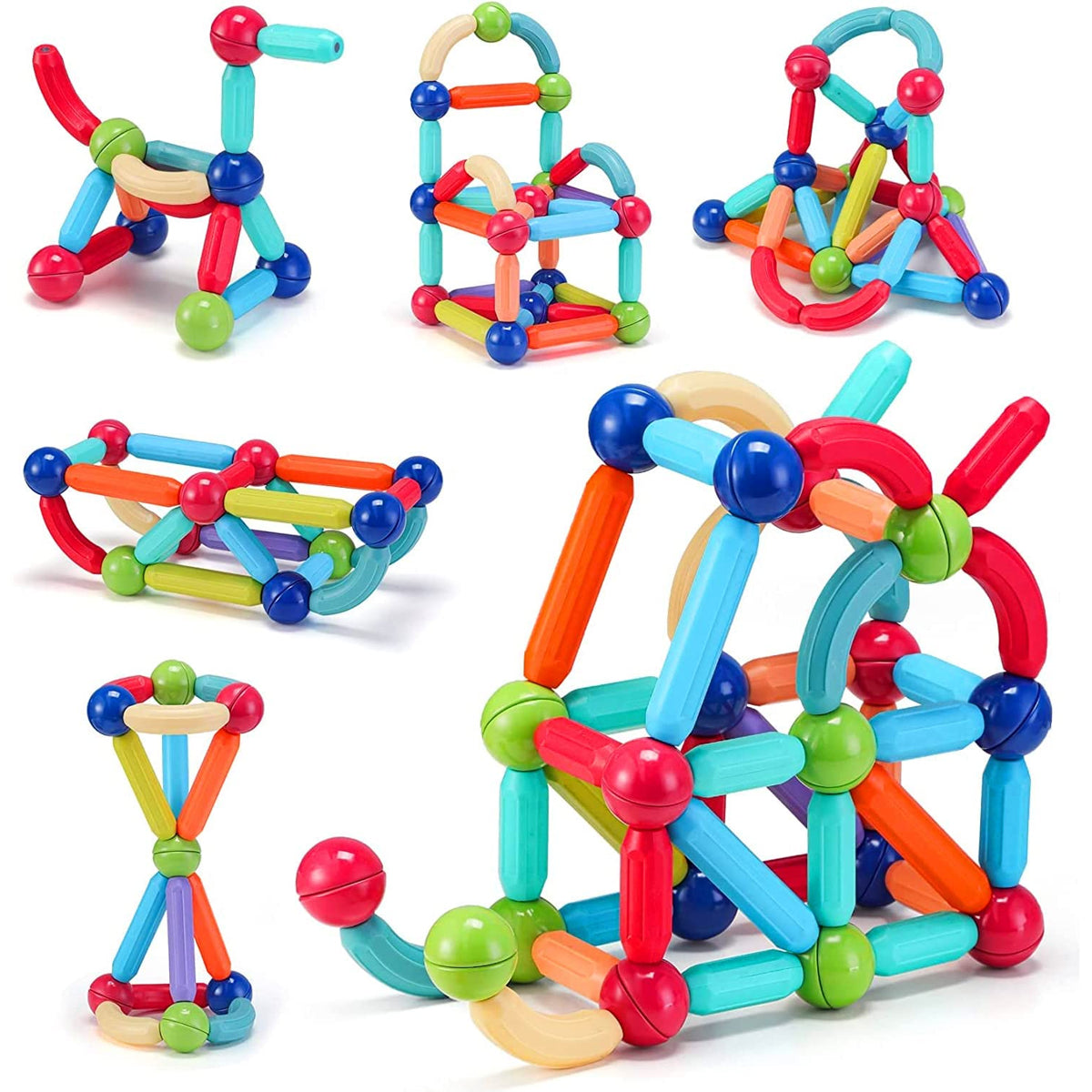Safe & Durable Magnetic Blocks – Perfect Gift for Children