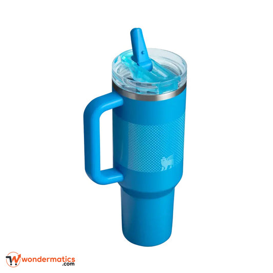 Stanley Quencher Protour Blue Tumbler 1200ml – durable travel mug for hot and cold drinks