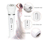 Kemei 5-in-1 Beauty Tool Kit - Painless Hair Removal and Skin Care for Women