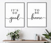 Wooden Digital Print Set of 2 Home Blessings Frames