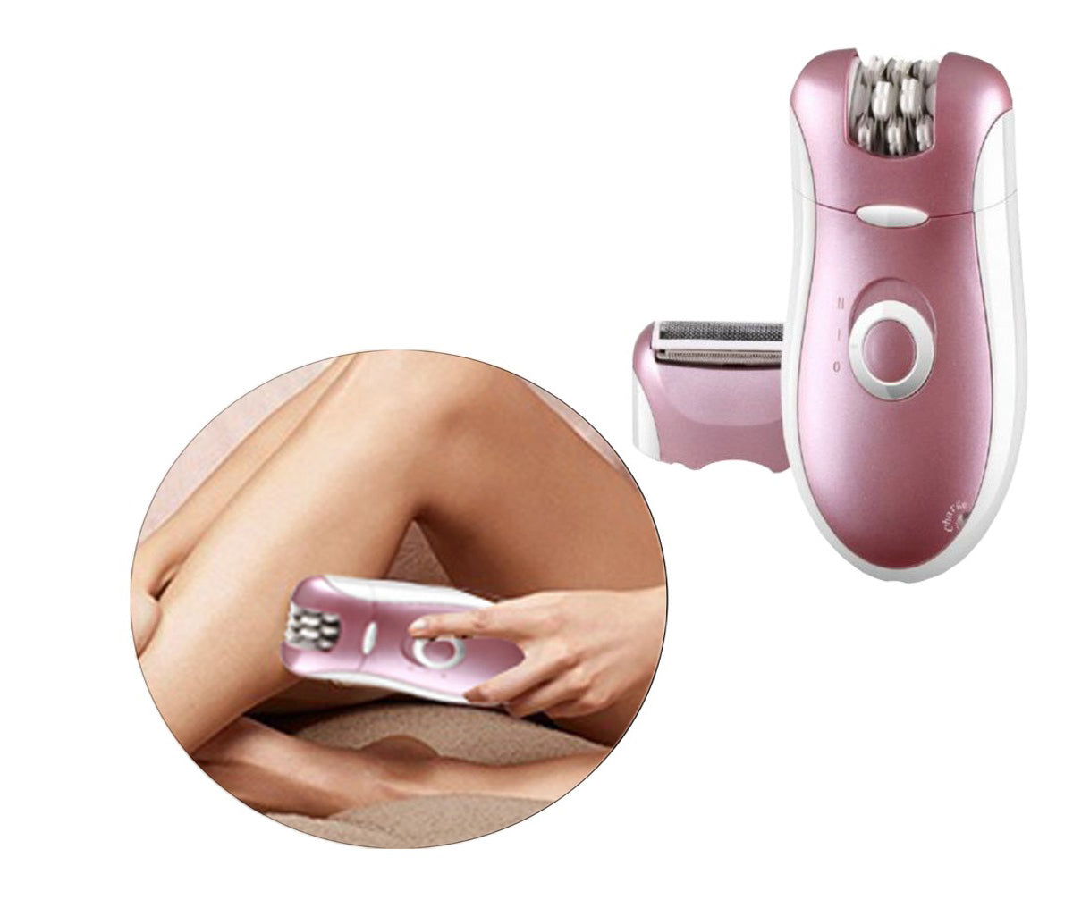 2-in-1 Hair Removal Device - Epilator and Shaver in One