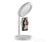 Mai Appearance Live Makeup Multipurpose Desk Lamp G3, White Color - 3In1 Dimmable LED Ring Light 6 Inch Folding Desktop Selfie Light Mirror Lamp, Tik Tok Ring Light