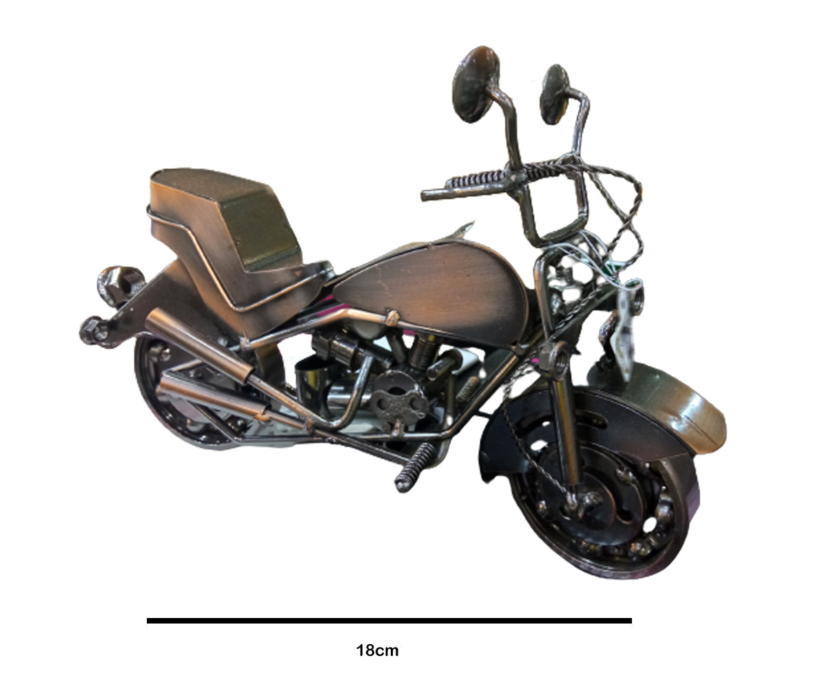 Handmade Retro Motorcycle Model Decoration - A Timeless and Versatile Piece