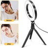 16cm Ring Light with Small Table Tripod Stand for Photography, Videography, and Live Streaming