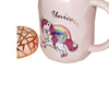 Charming Pink Unicorn Cup with Stunning Textured Lid
