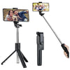 3-in-1 Bluetooth Selfie Stick Tripod Stand with Free Gift Rechargeable Selfie Ring Light