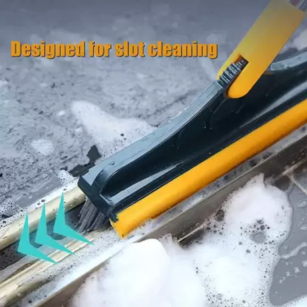 2-in-1 Wiper and Scrub Brush - Dual-Action Cleaning