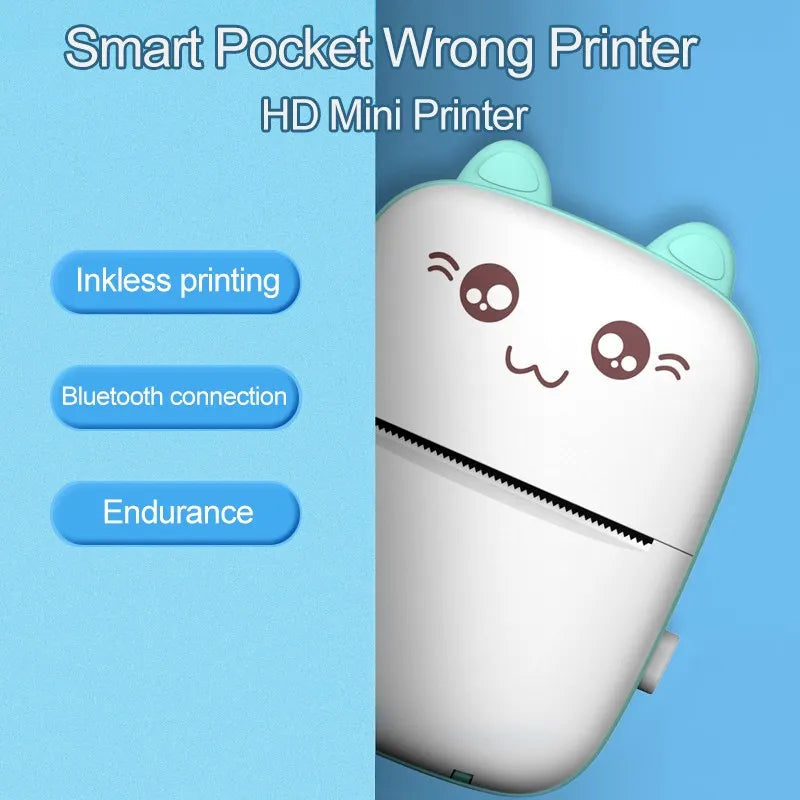 Mini Pocket Photo Printer | Instant Wireless Bluetooth Printing |