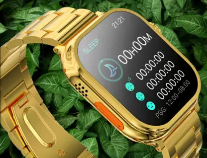 Luxury Gold S9 Ultra Max 24K Gold Smartwatch - 49mm Ultra Display, Fitness & Style Icon