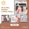 Mr and Mrs Marble Coffee Mugs - A Unique and Personalized Wedding Gift