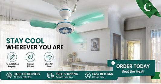 No Fan Point? No Problem — Meet the Mini Hook Ceiling Fan That Goes Wherever You Go