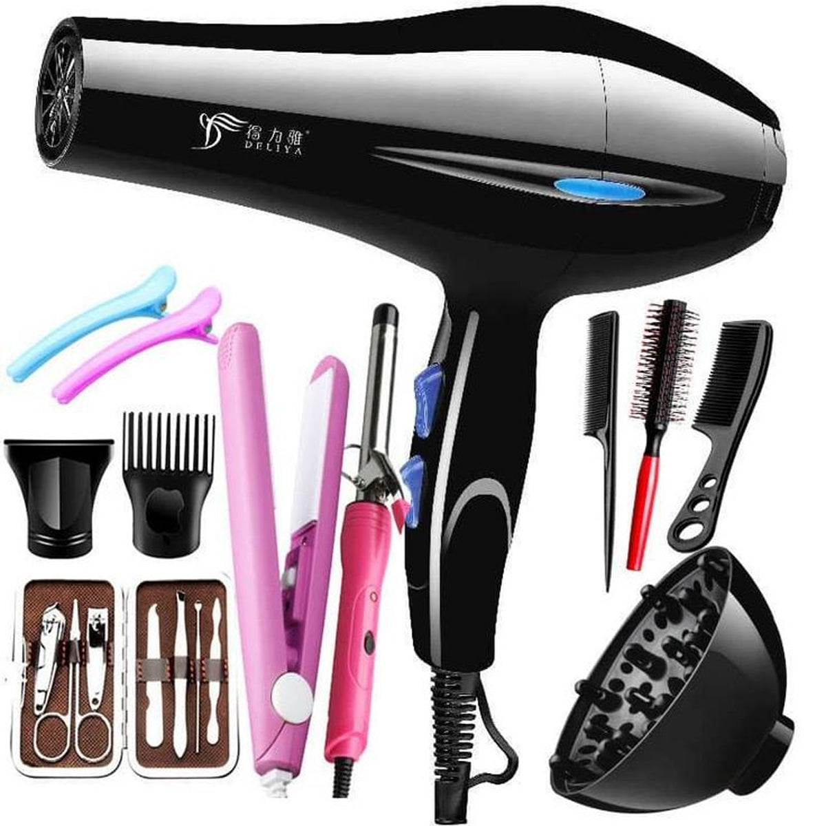 Health and beauty tools in Pakistan – facial trimmers, massagers, manicure kits, and grooming accessories for women