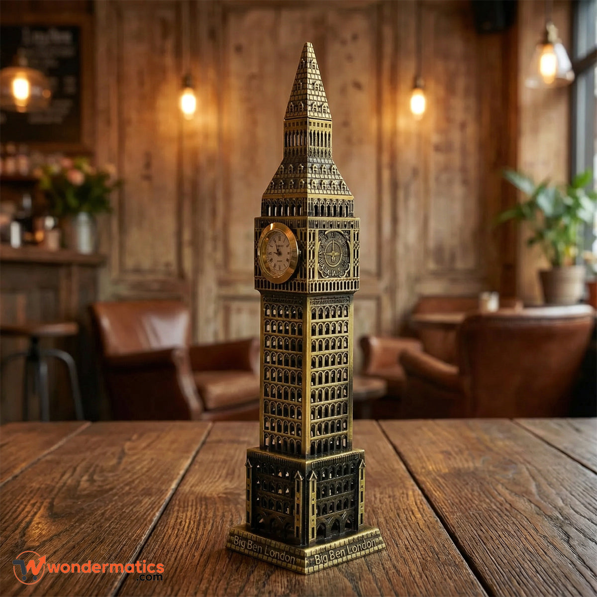 10 inch Big Ben statue metal resin collectible decorative piece