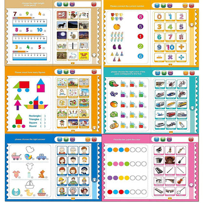 Interactive Kids Intelligence Book – Touch & Learn with Sounds, Music, and Voice