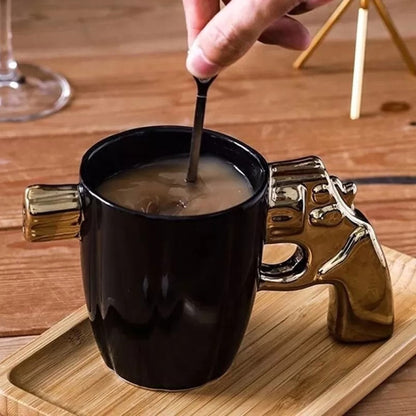 Gun-Shaped Coffee Mug – Bold Ceramic Gift for Coffee Lovers & Collectors