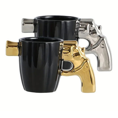 Gun-Shaped Coffee Mug – Bold Ceramic Gift for Coffee Lovers & Collectors