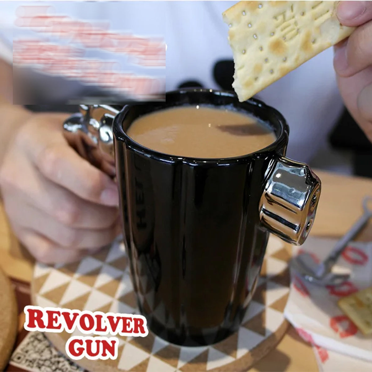 Gun-Shaped Coffee Mug – Bold Ceramic Gift for Coffee Lovers & Collectors