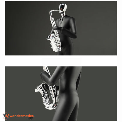 Stylish resin sculpture for living room and workspace decor