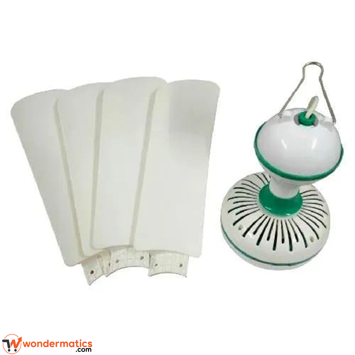 Portable Hook Ceiling Fan 4 Blade – Mini Electric Fan for Home, Camping & Travel