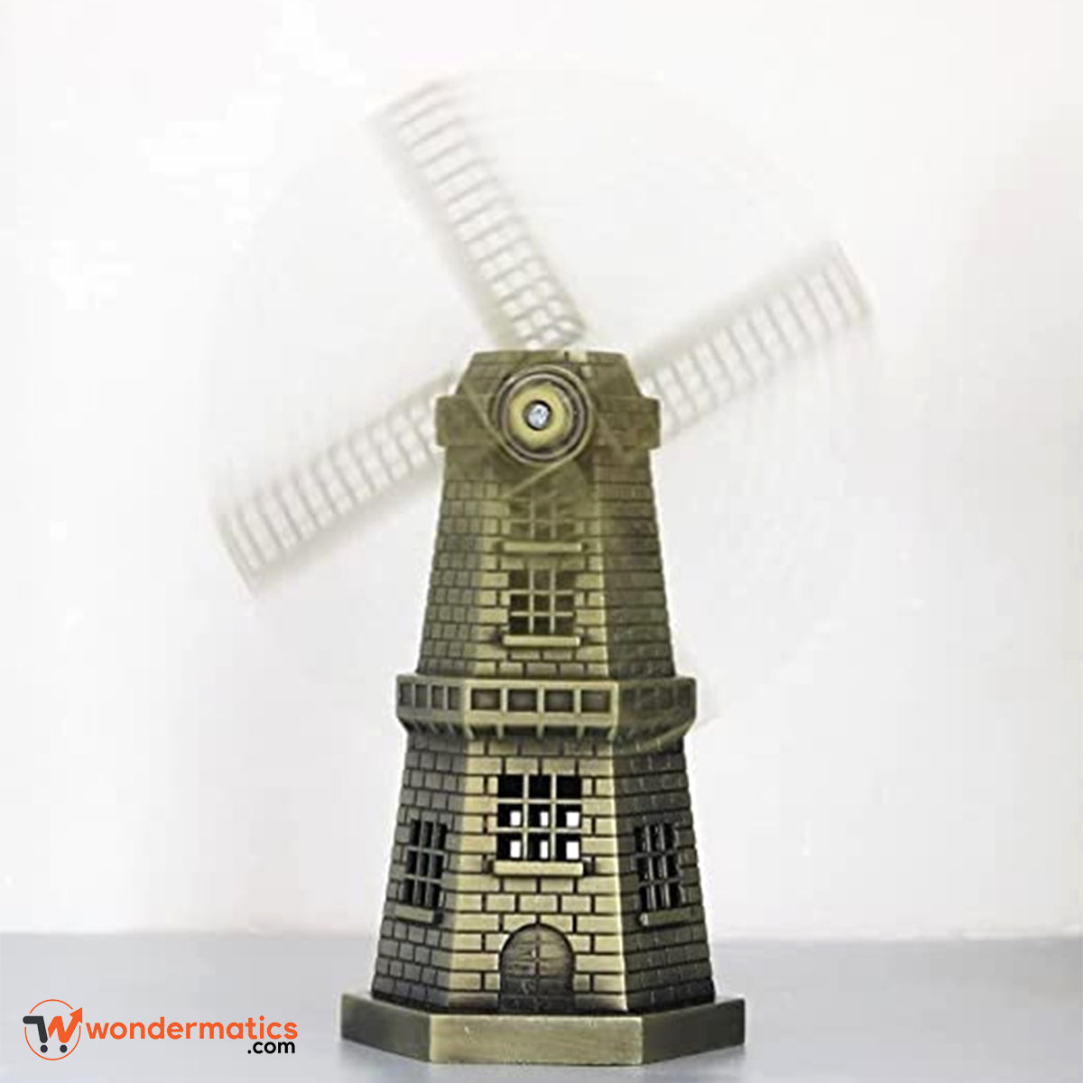Antique-style metal Holland windmill model for gift or collection
