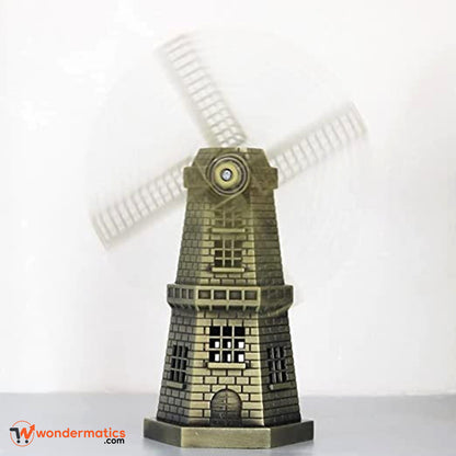 Antique-style metal Holland windmill model for gift or collection