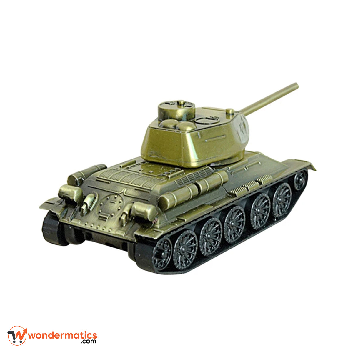 antique t34 miniature tank for shelf decoration