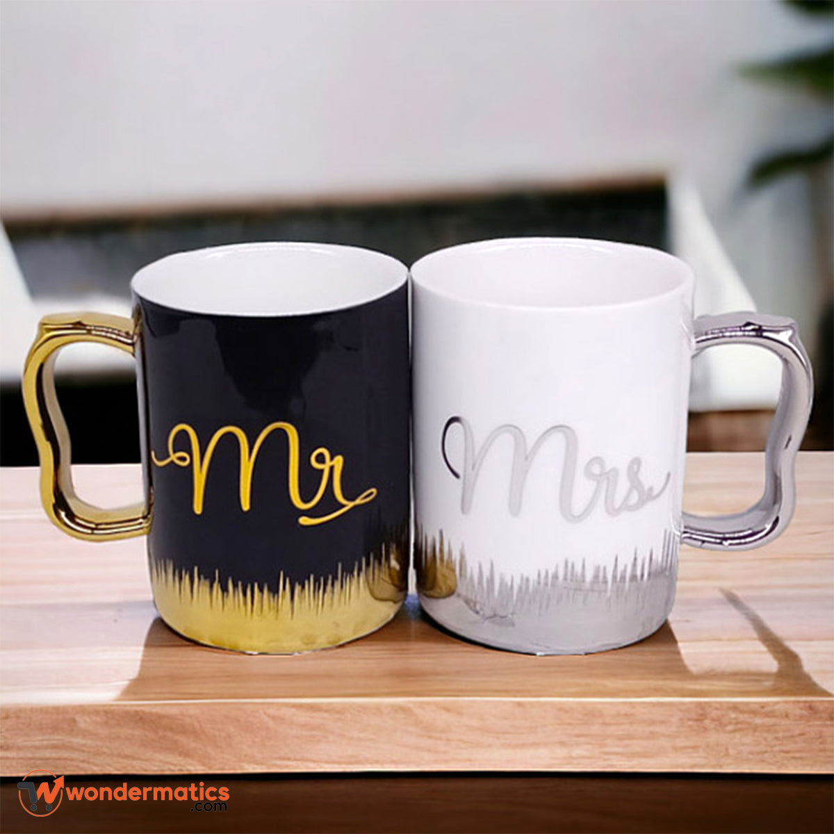 Ceramic Love Mugs Set – Ideal Wedding and Anniversary Gift
