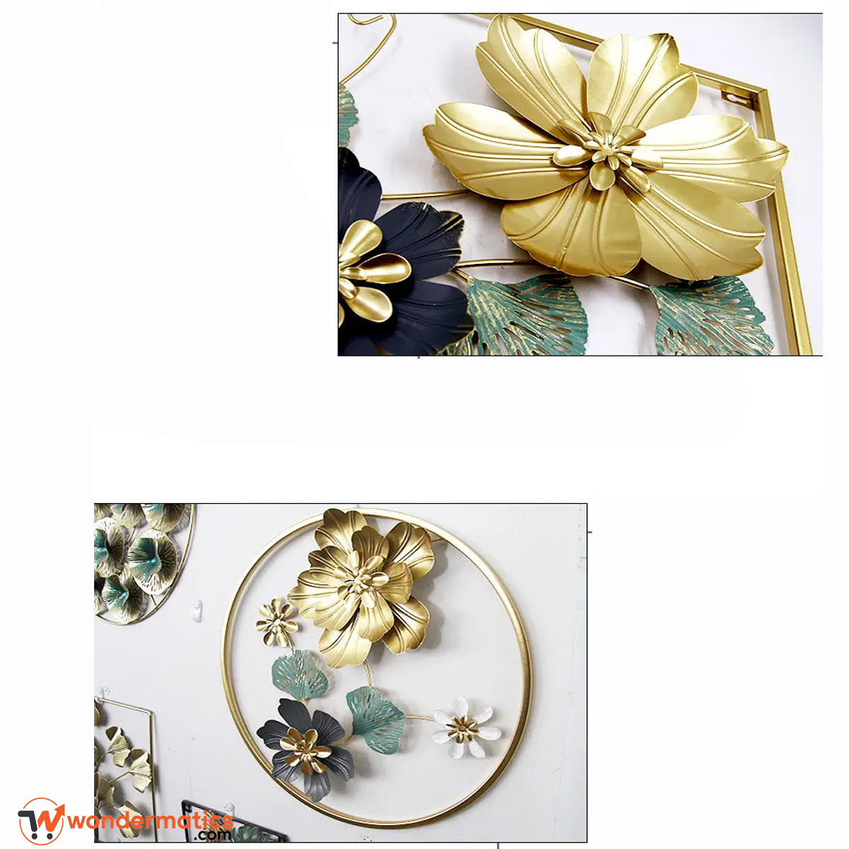 Luxury metal wall frames and handcrafted wall hanging decor