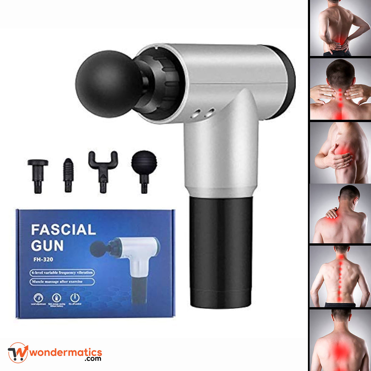 Cordless massage gun – best body massager for neck, back, leg, foot & shoulder