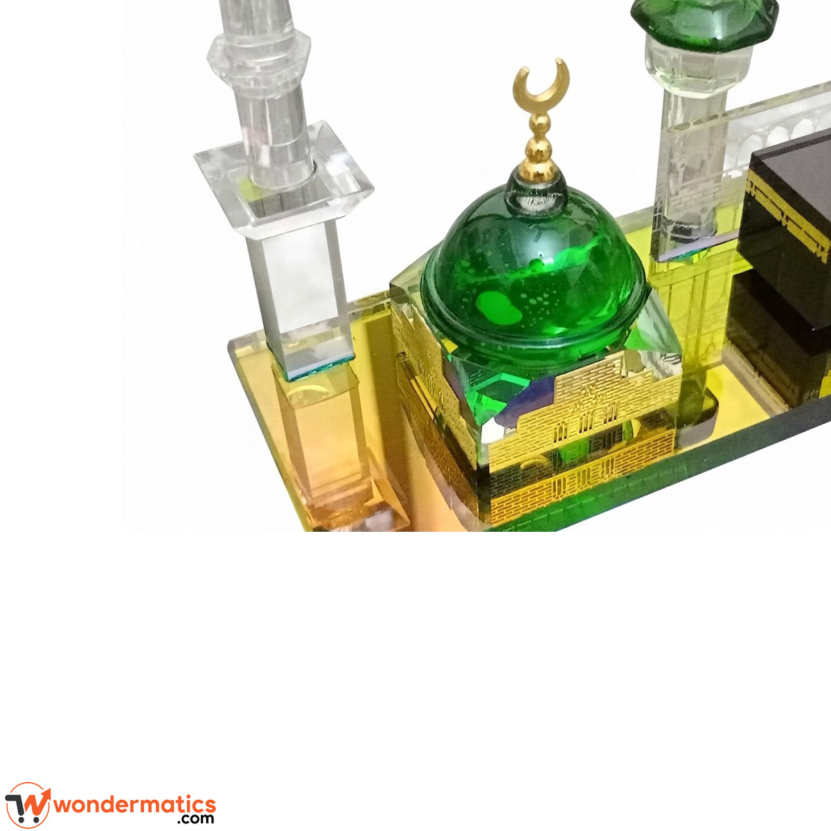closeup picture of gumbade khizra mdel decoration