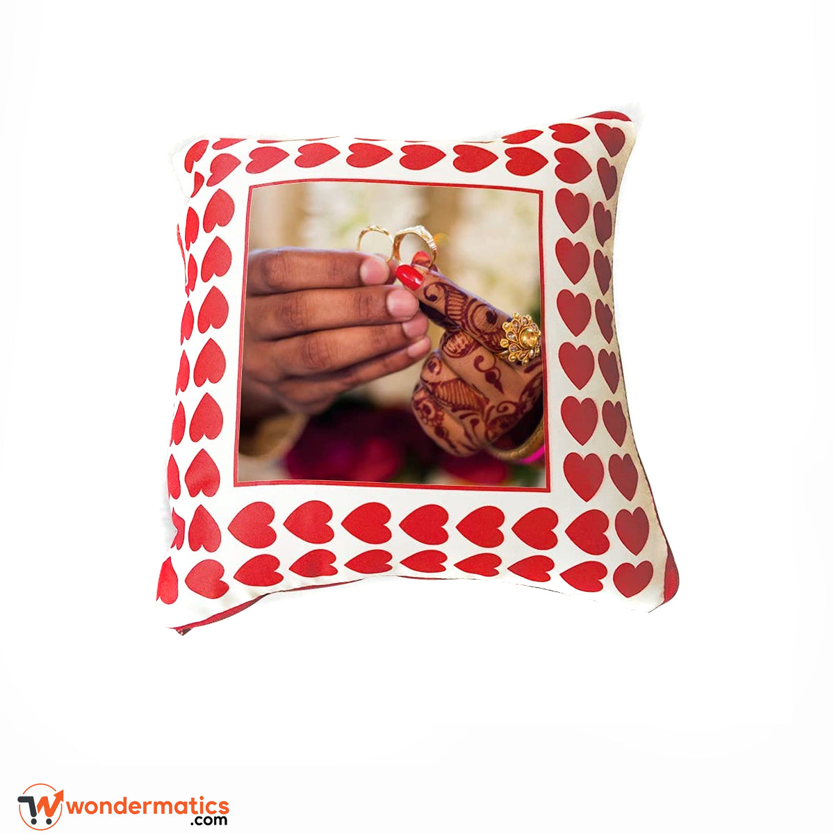 Customized cushion album with printed photos and soft fabric pillow