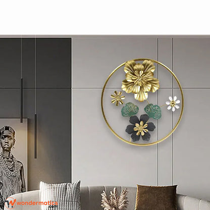 Contemporary metal wall art and stylish home wall decoration