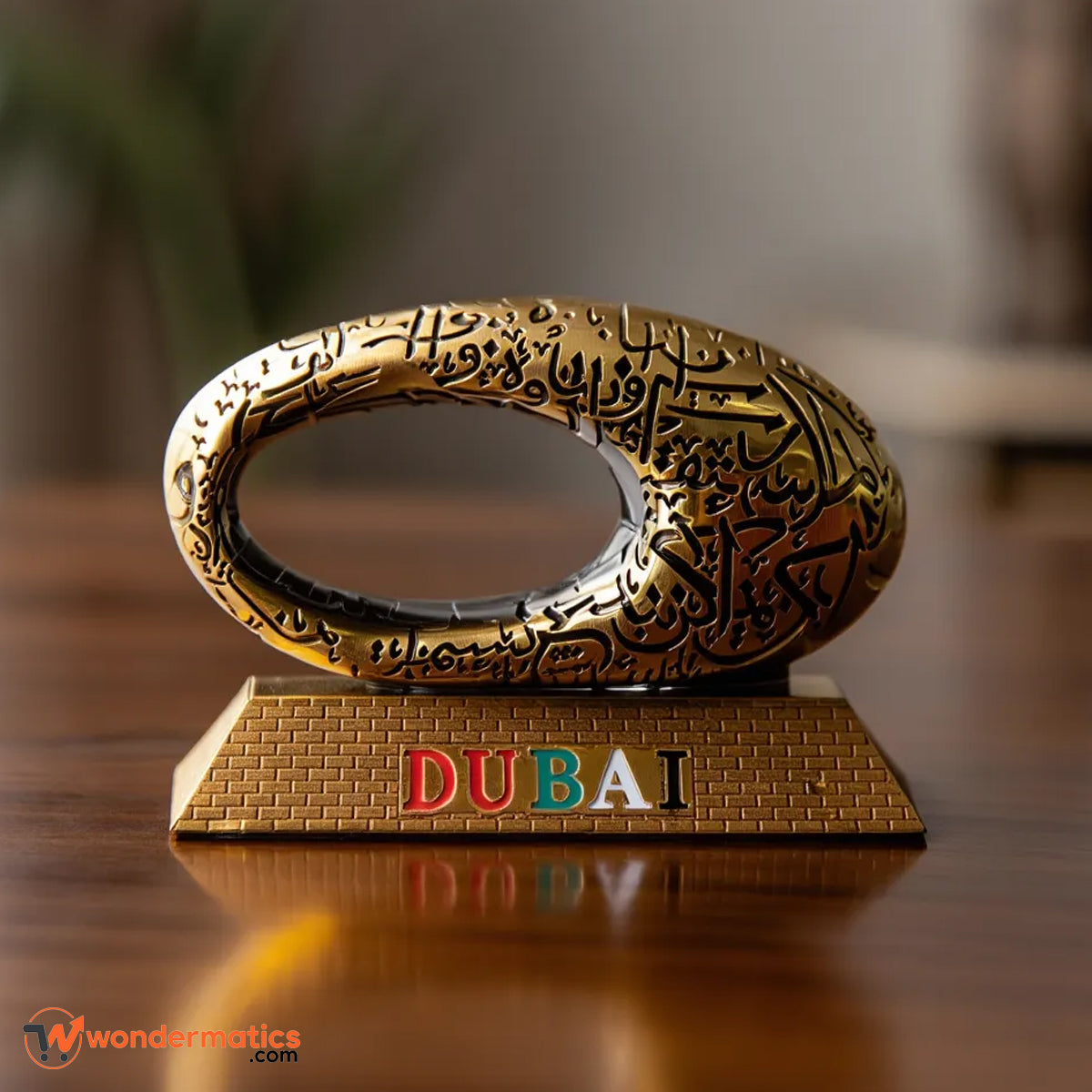 Detailed Museum of the Future miniature for tabletop décor