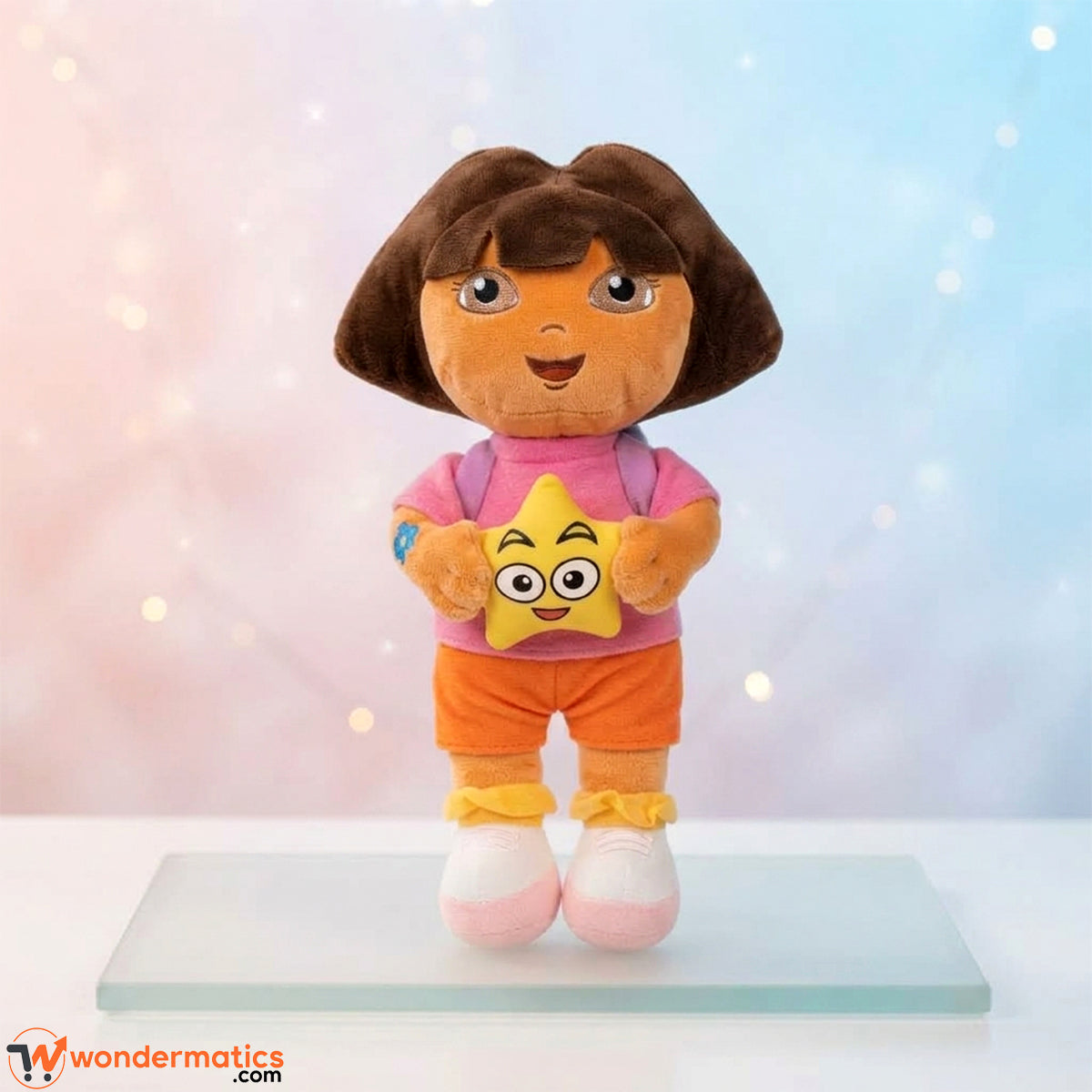 Dora plush doll available in multiple sizes for kids in Pakistan