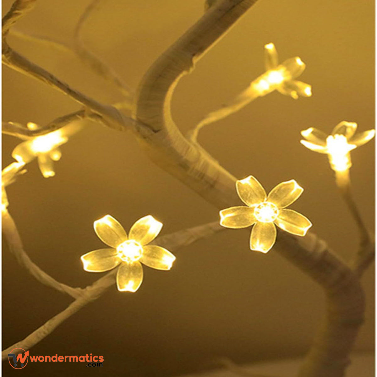 Electric Cherry Tree Lamp with Flexible Branches